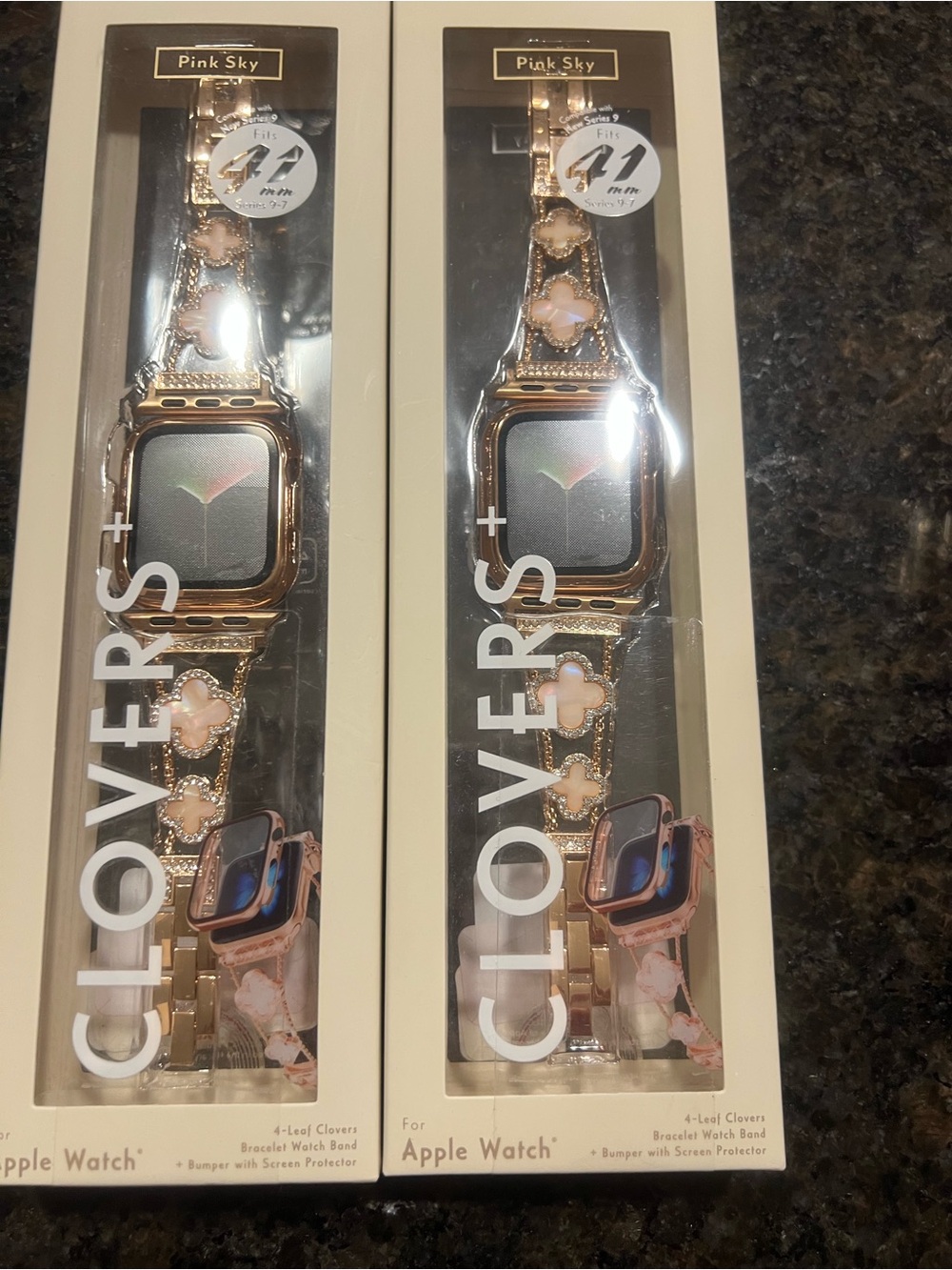 Gold Clover Bracelet Band for Apple Watch (41mm)